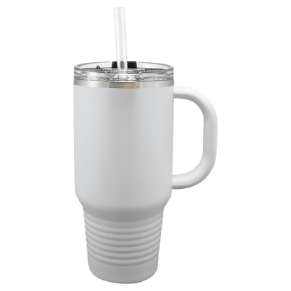 Polar Camel 32 oz. Travel Mug with Snap Lid & Straw