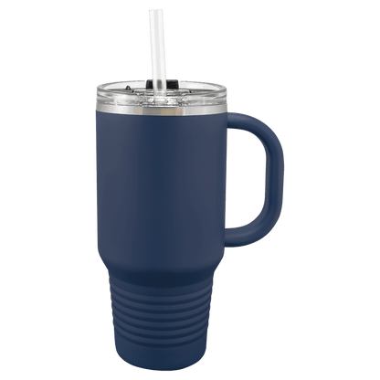 Polar Camel 32 oz. Travel Mug with Snap Lid & Straw
