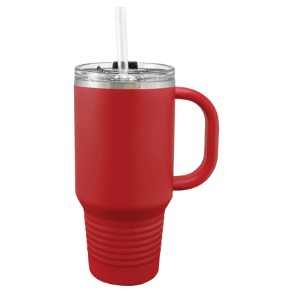 Polar Camel 32 oz. Travel Mug with Snap Lid & Straw
