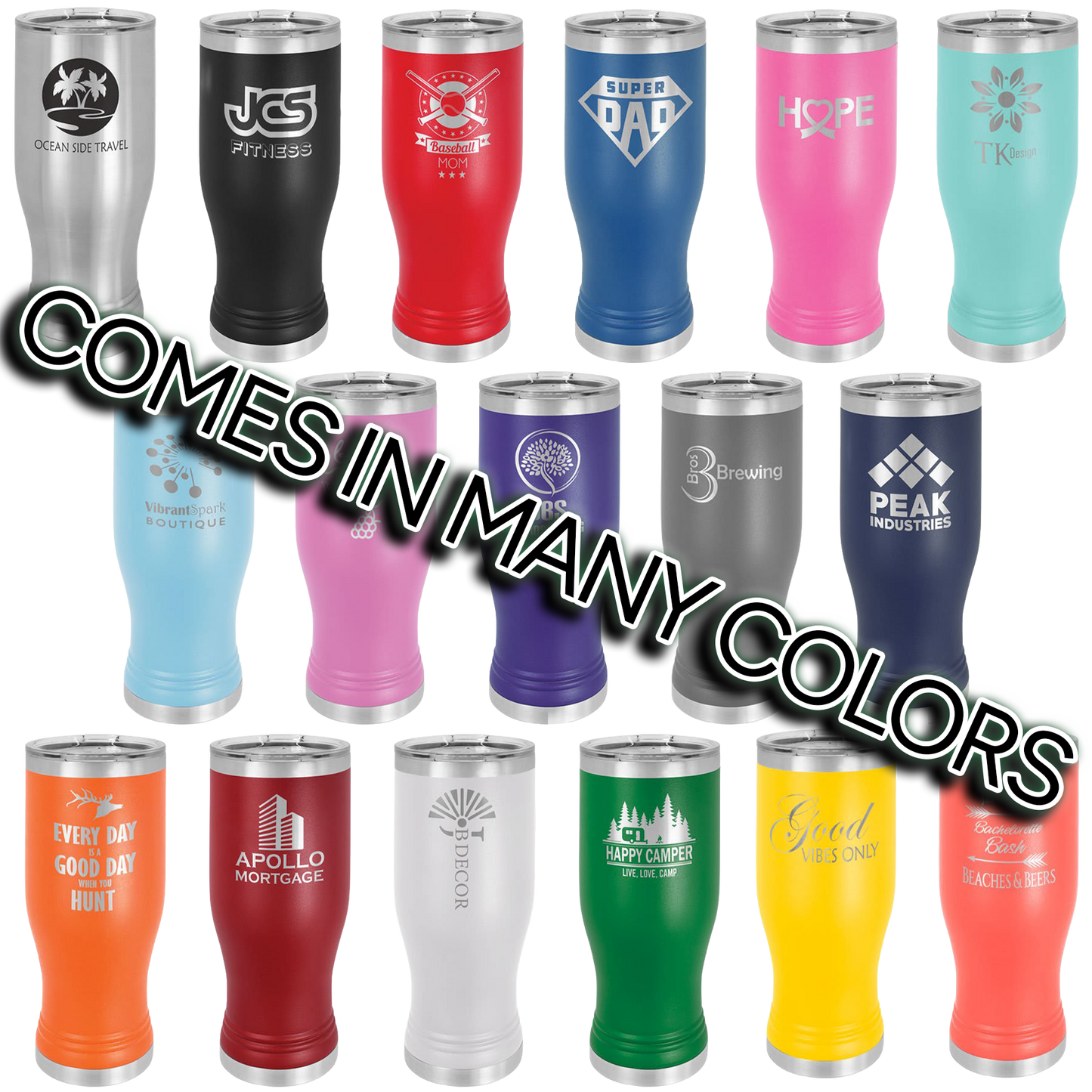 Polar Camel Powder Coated 20 oz. Pilsner